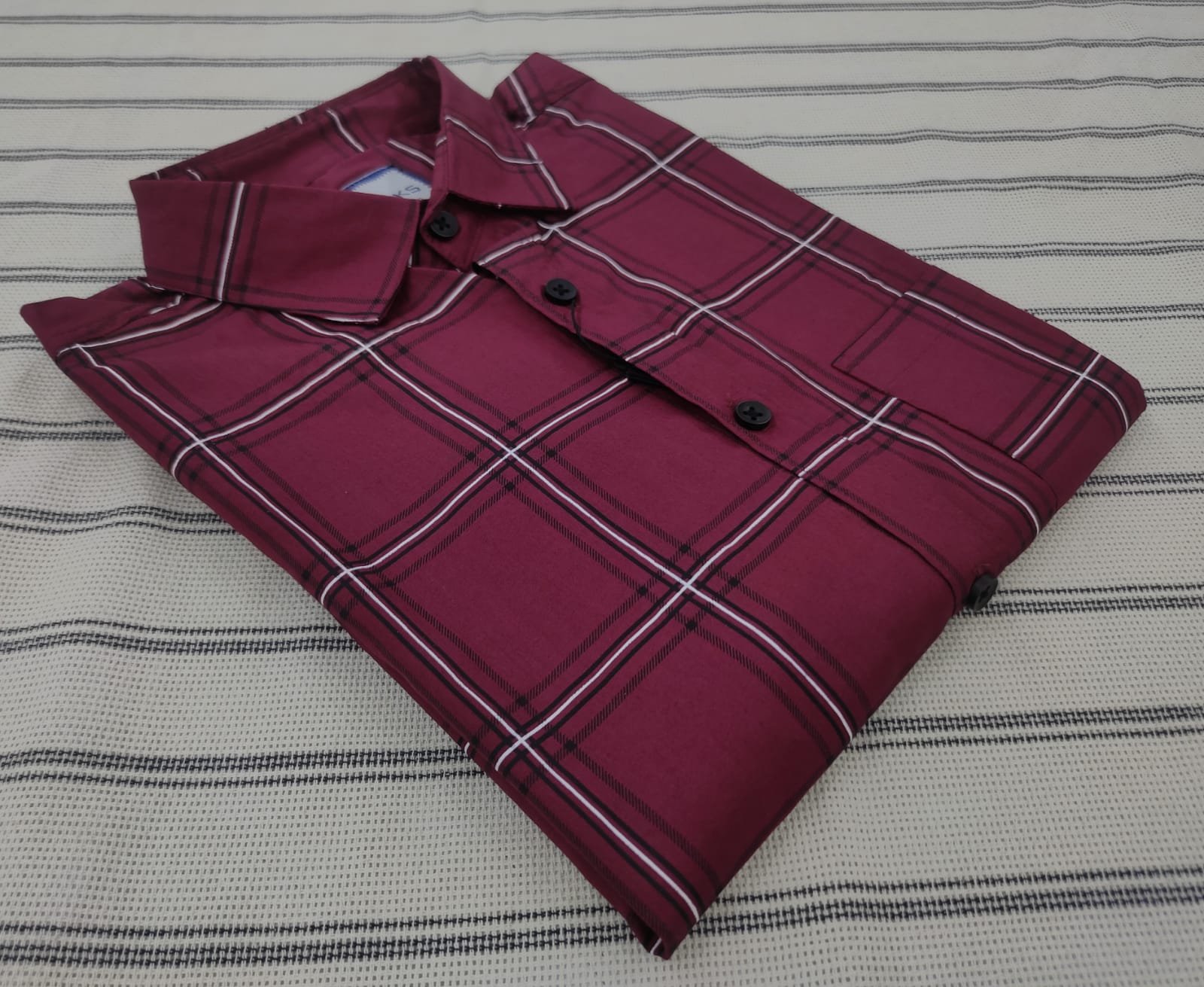 Cotton full Sleeve Check Shirt