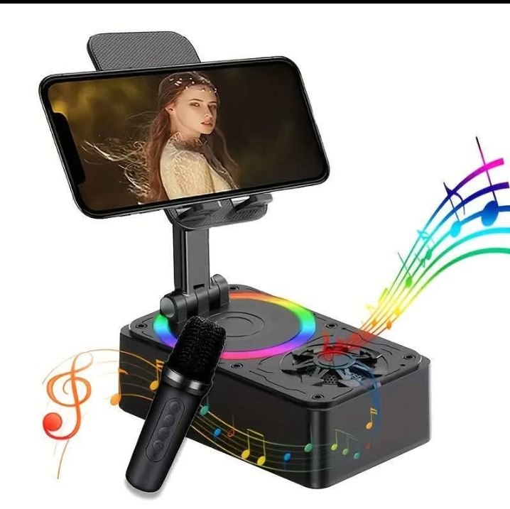 K-18 Phone Holder Wireless Speaker with Mic