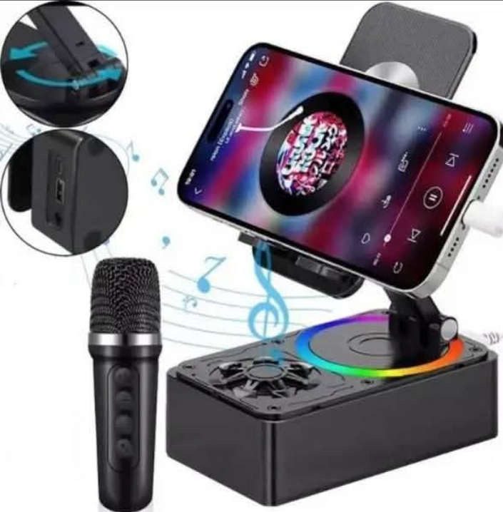 K-18 Phone Holder Wireless Speaker with Mic